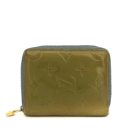 Louis Vuitton Monogram Vernis Patent Leather Broom Zip Around Wallet BJ0949