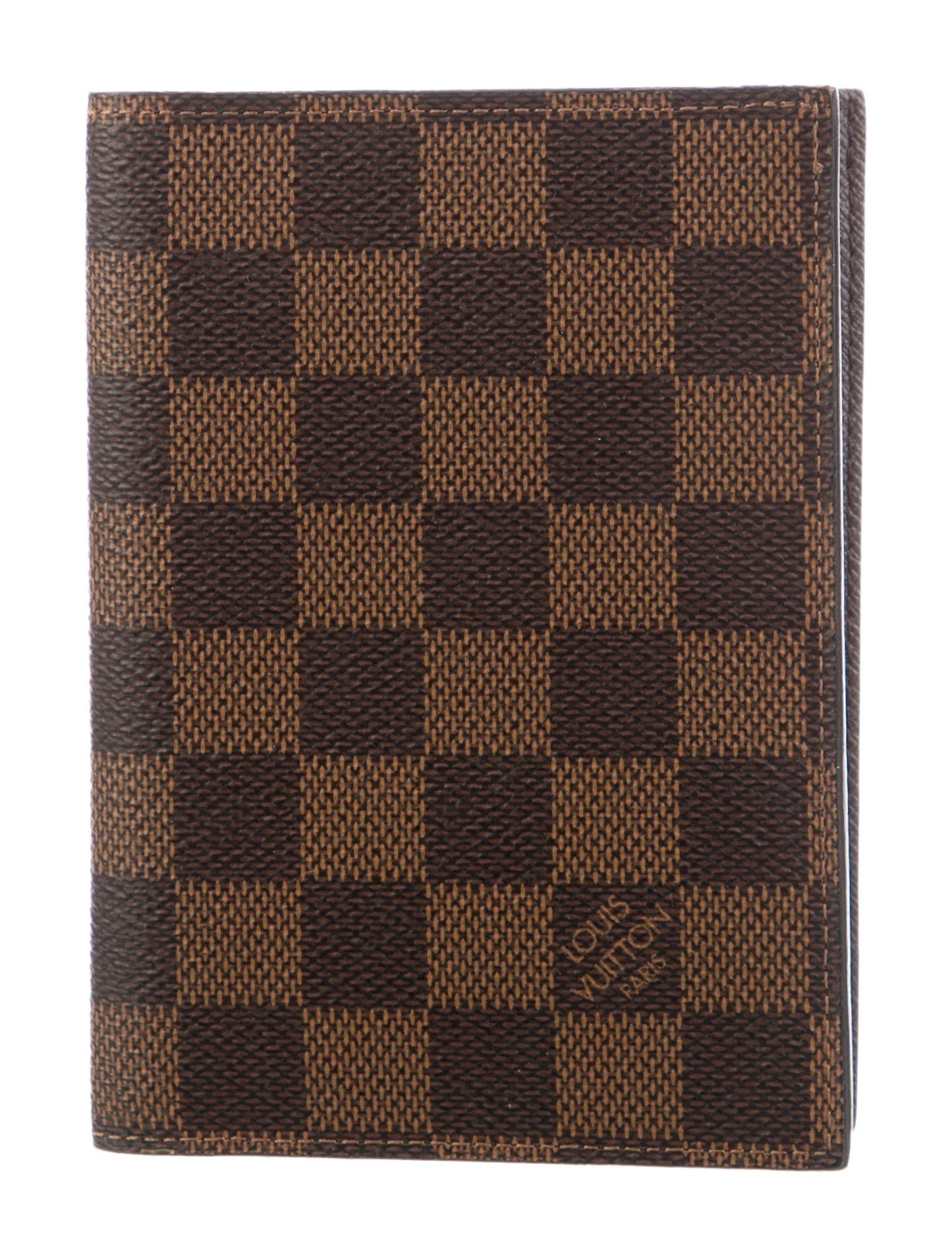 $400 Louis Vuitton Damier Ebene Passport Cover