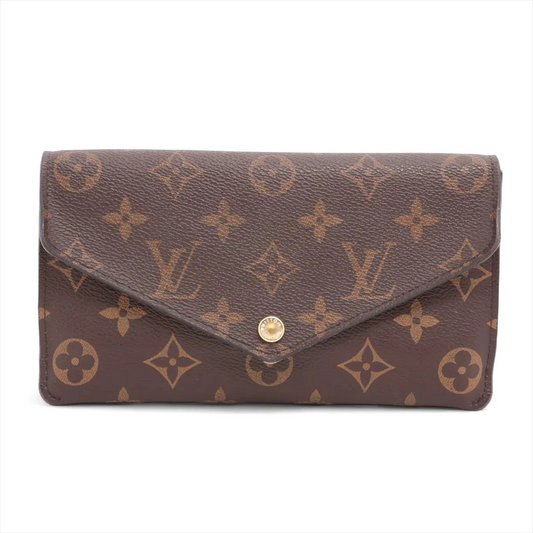 $720 Louis Vuitton Monogram Monogram Jeanne Wallet Rose Ballerine with inserts