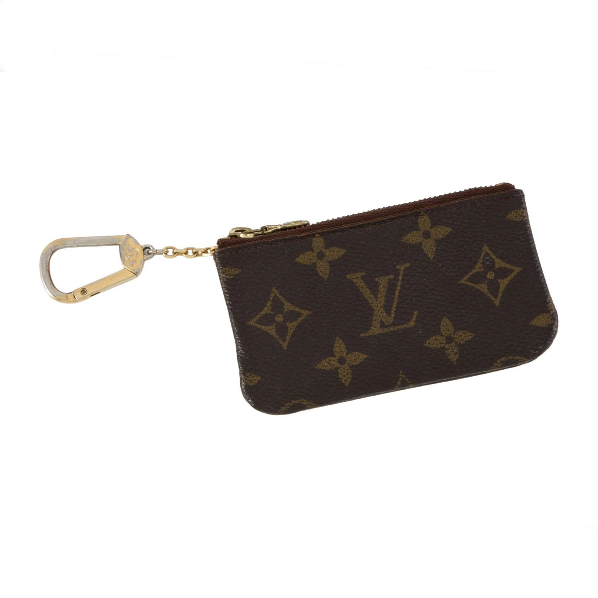 $355 Louis Vuitton Monogram Key Holder Pochette Cles 10021059