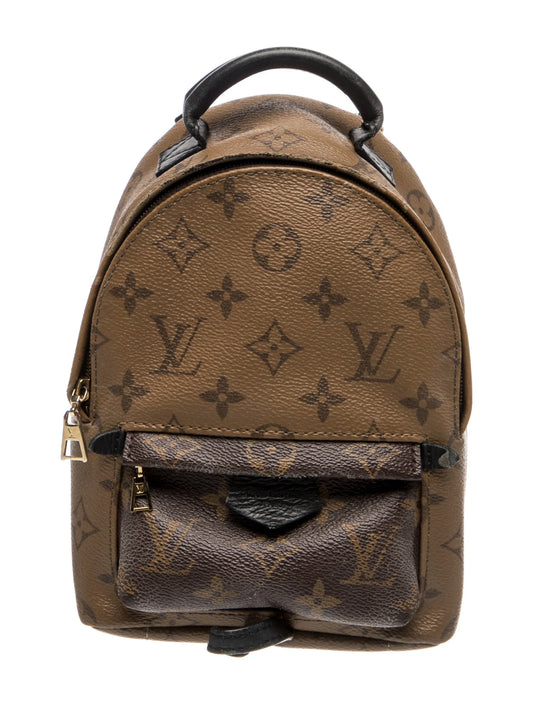 $2770 Louis Vuitton Reverse Monogram Palm Springs Mini