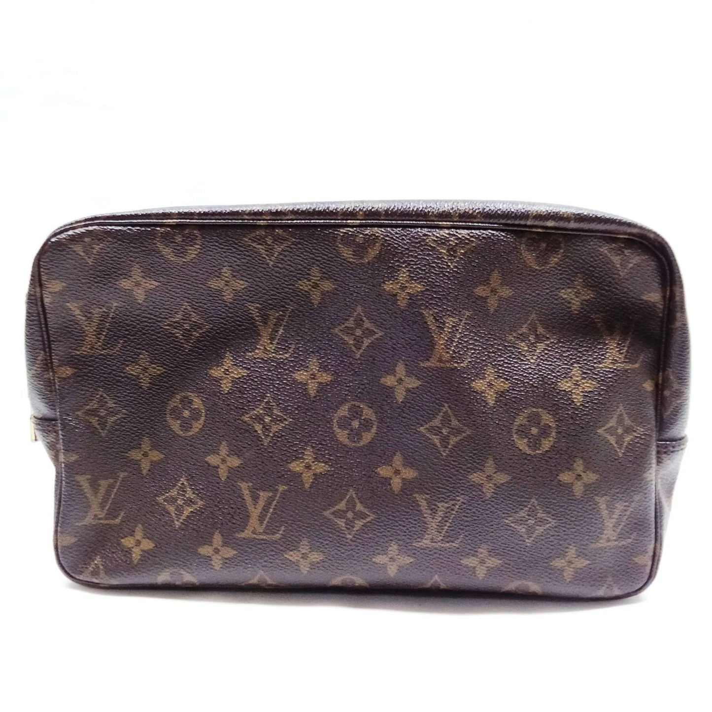 $600 1987 Louis Vuitton Monogram Trousse 28 Toiletry Bag Cosmetic TH872