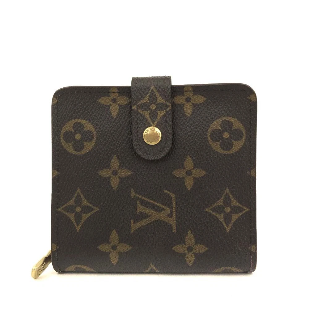 EGA Louis Vuitton Monogram Compact Zip Bifold Wallet Brown/3CH0350