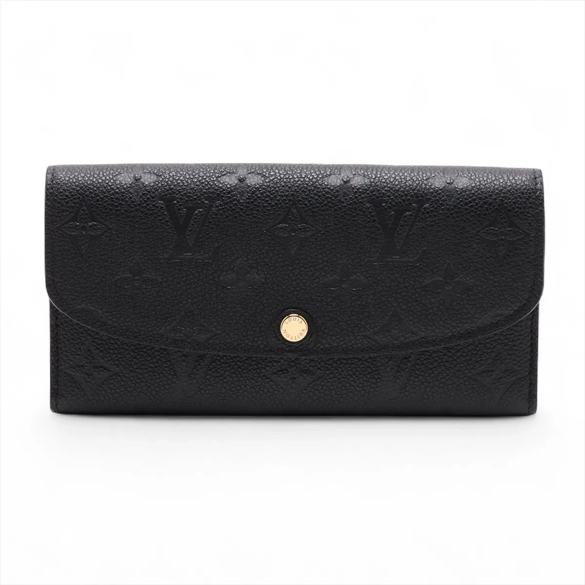$775 Louis Vuitton Empreinte Portofeuille Emilie Noir Long Wallet 10021119