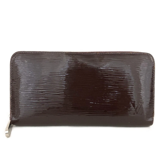 $970 Louis Vuitton Epi Electric Zippy Zip Around Long Wallet Purple CA0112