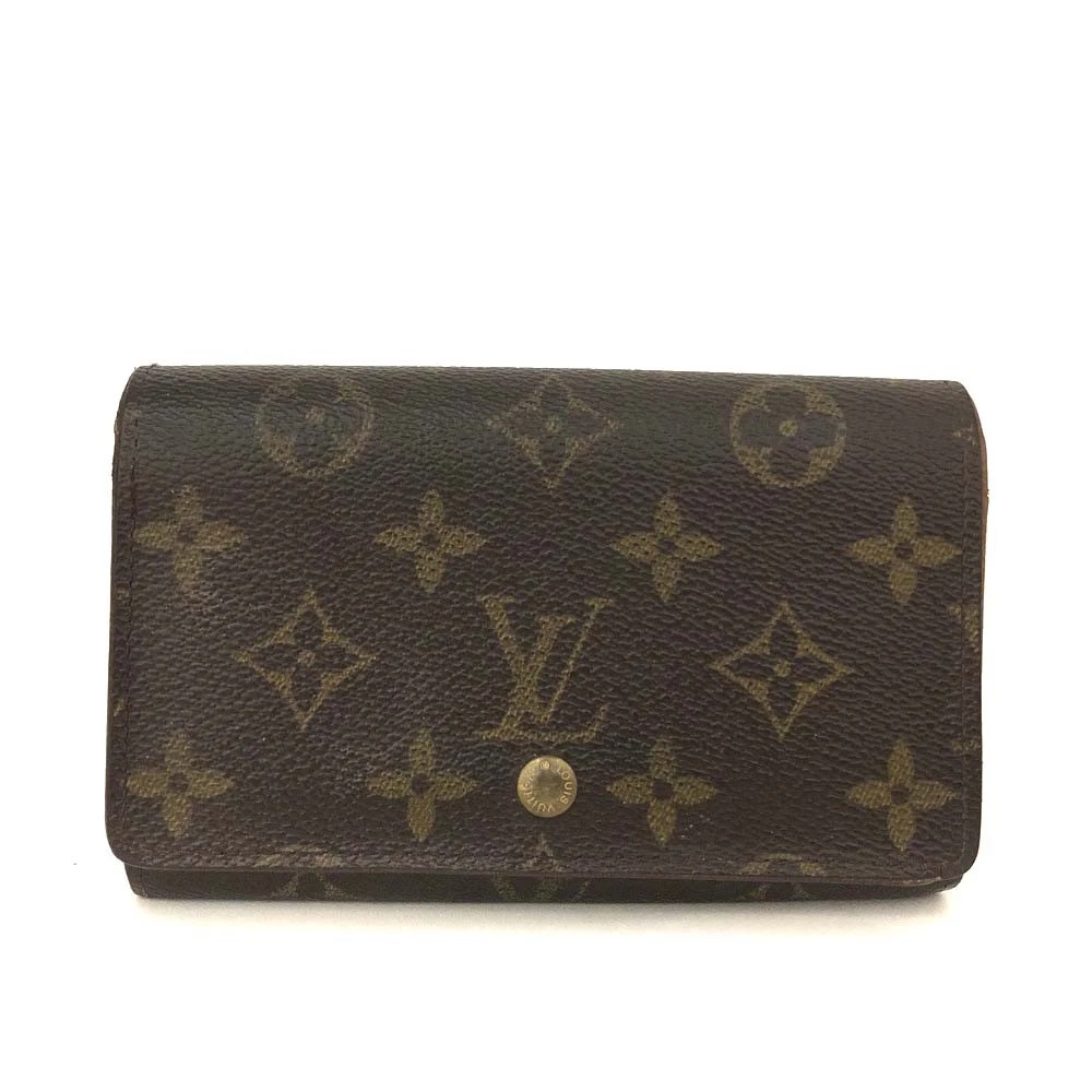 Louis Vuitton Monogram Porte Monnaie Billets Tresor Bifold Wallet RA0969