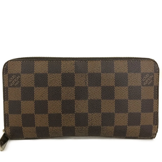 $915 2014 Louis Vuitton Damier Ebene Zippy Wallet CA3174