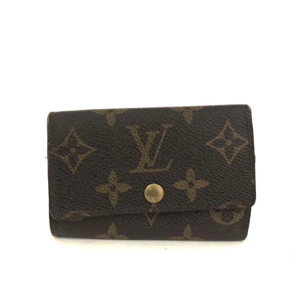 $345 1998 Louis Vuitton Monogram Multicles 6 Ring Key Case Brown TH0928