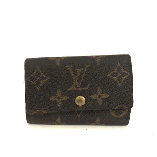$345 1998 Louis Vuitton Monogram Multicles 6 Ring Key Case Brown TH0928