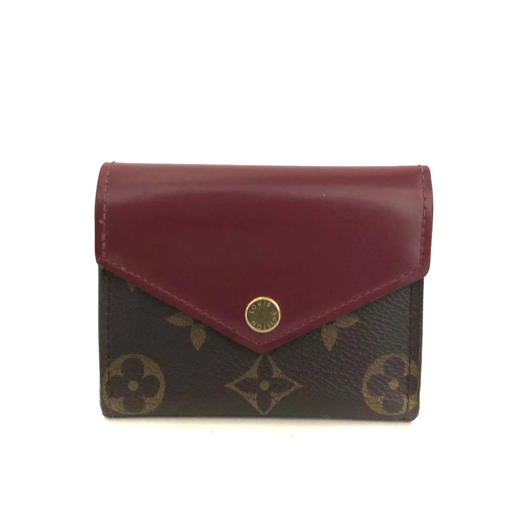 Louis Vuitton Monogram Portefeuille Zoe Mini Trifold Wallet Brown/6CF1214