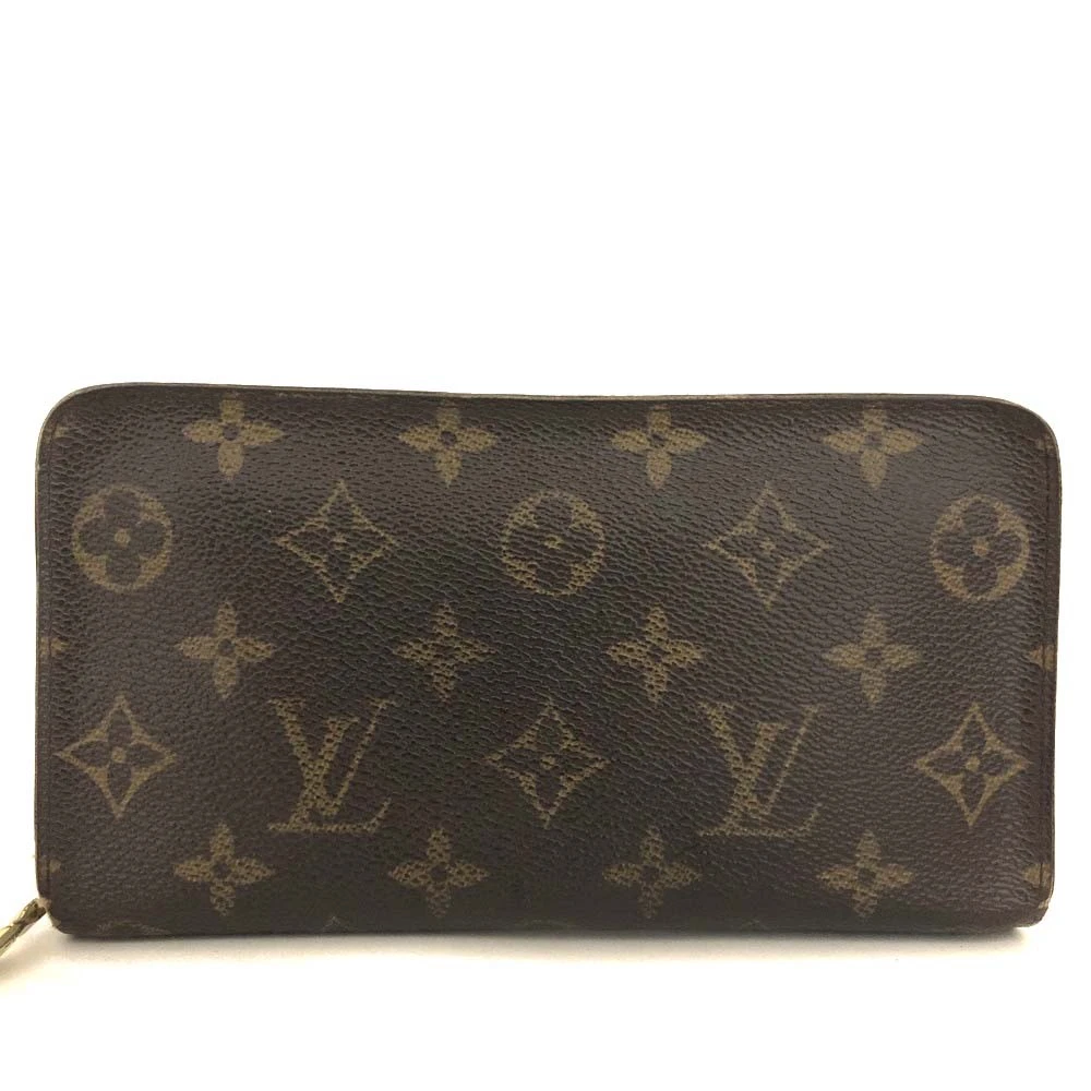 EGA Louis Vuitton Monogram Porte Monnaie Zippy Long Wallet Brown/3CH0321