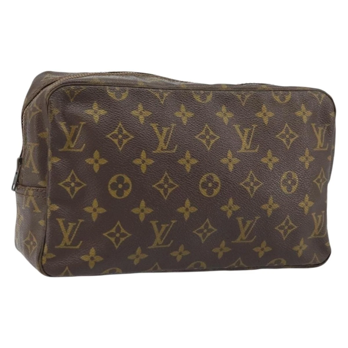 $600 LOUIS VUITTON Monogram Trousse Toilette 28 Clutch Bag VINTAGE