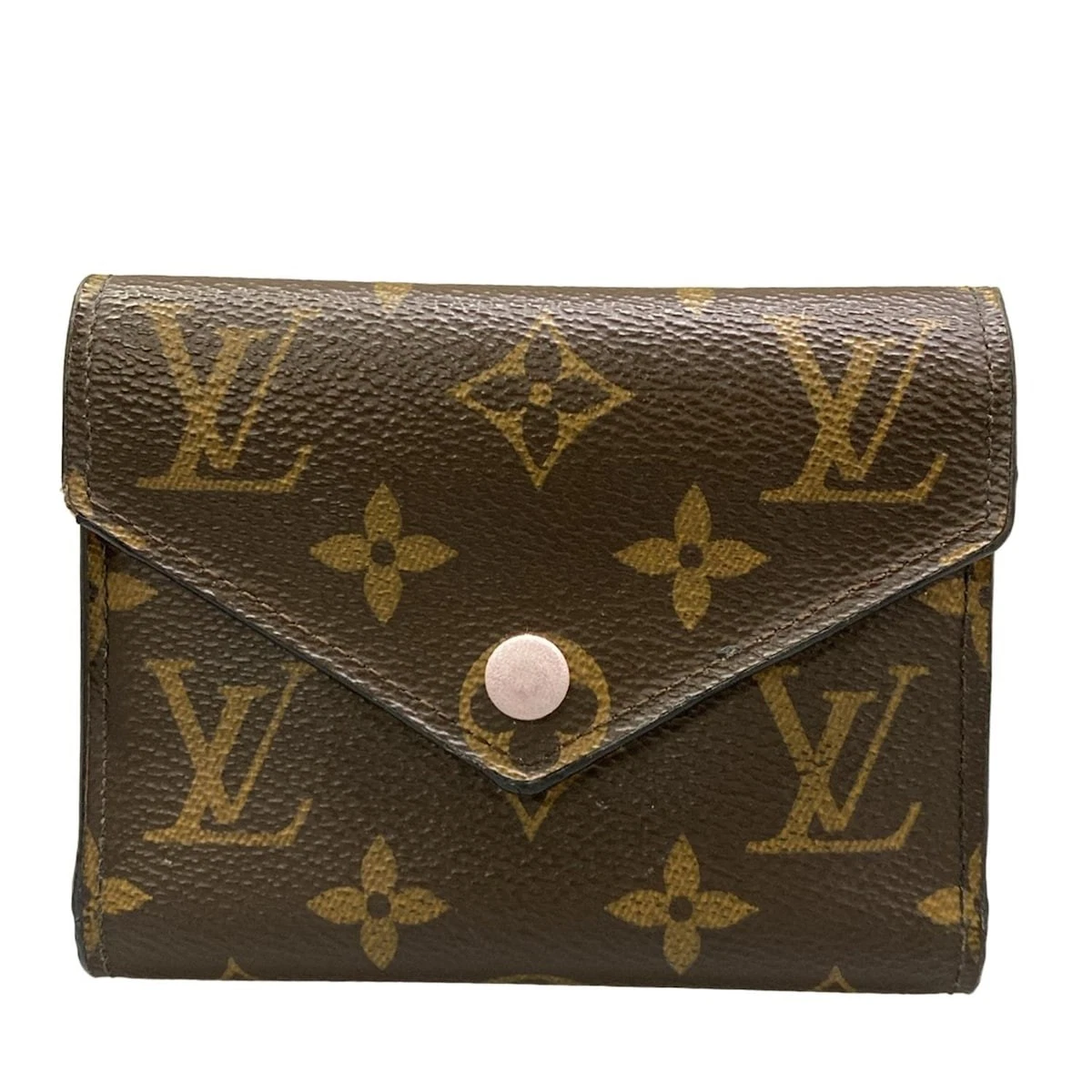 LOUIS VUITTON Portefeuille Victorine M62360 Rose Ballerine Monogram MI4118