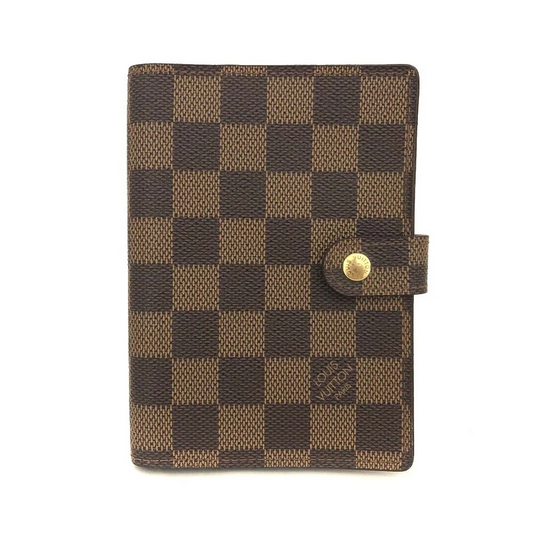 $505 1997 Louis Vuitton Damier Ebene Agenda Cover Small  CA0977