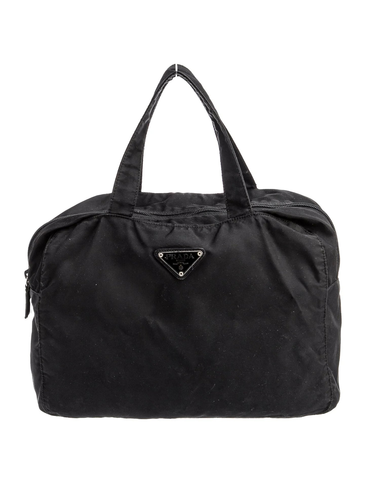 $1100 Prada Tessuto Nylon Top Handle Bag