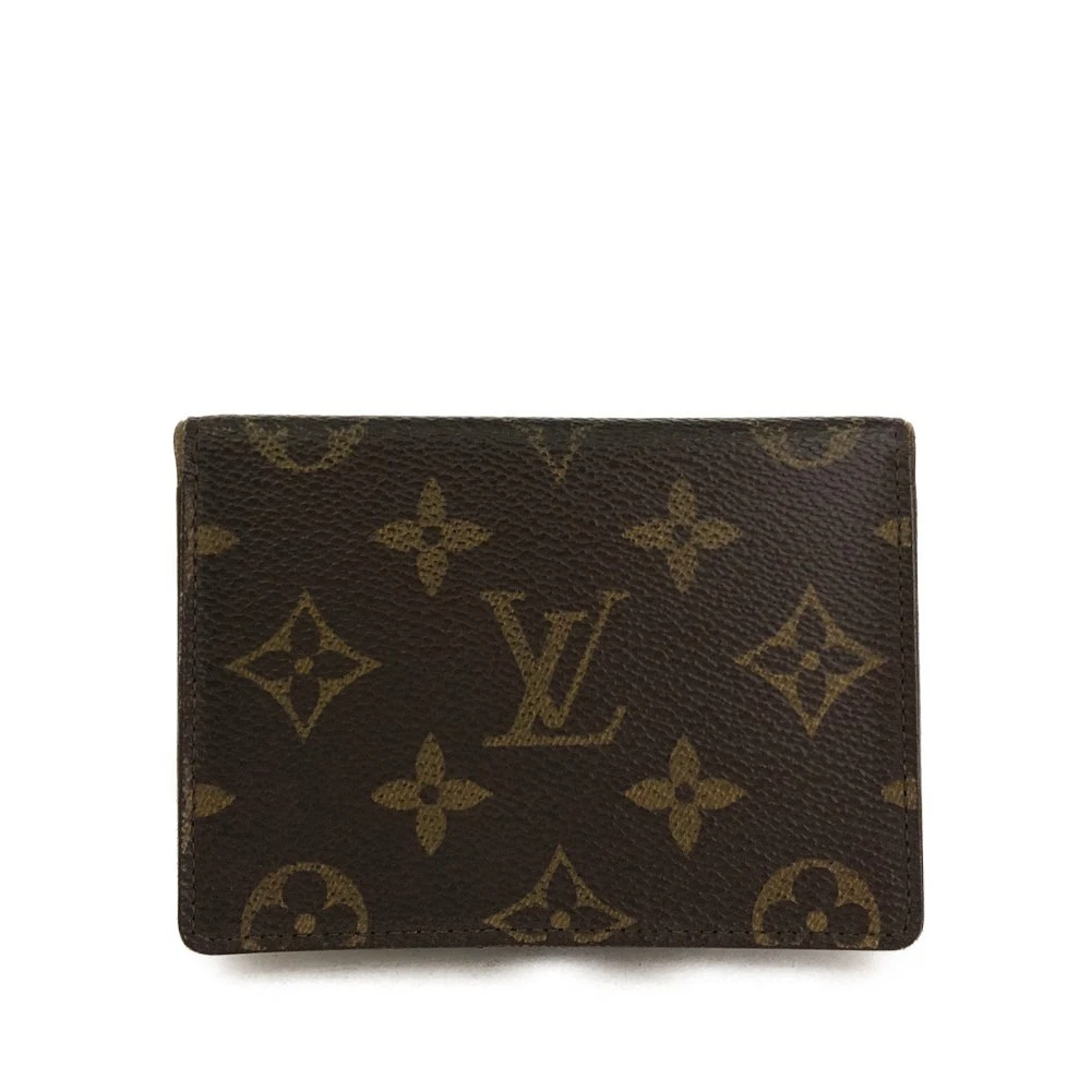 Louis Vuitton Monogram Porte 2 Cartes Vertical Pass Card Case MI8907