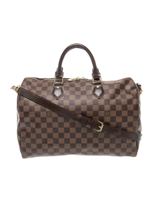 Damier Ebene Speedy Bandouliere 35