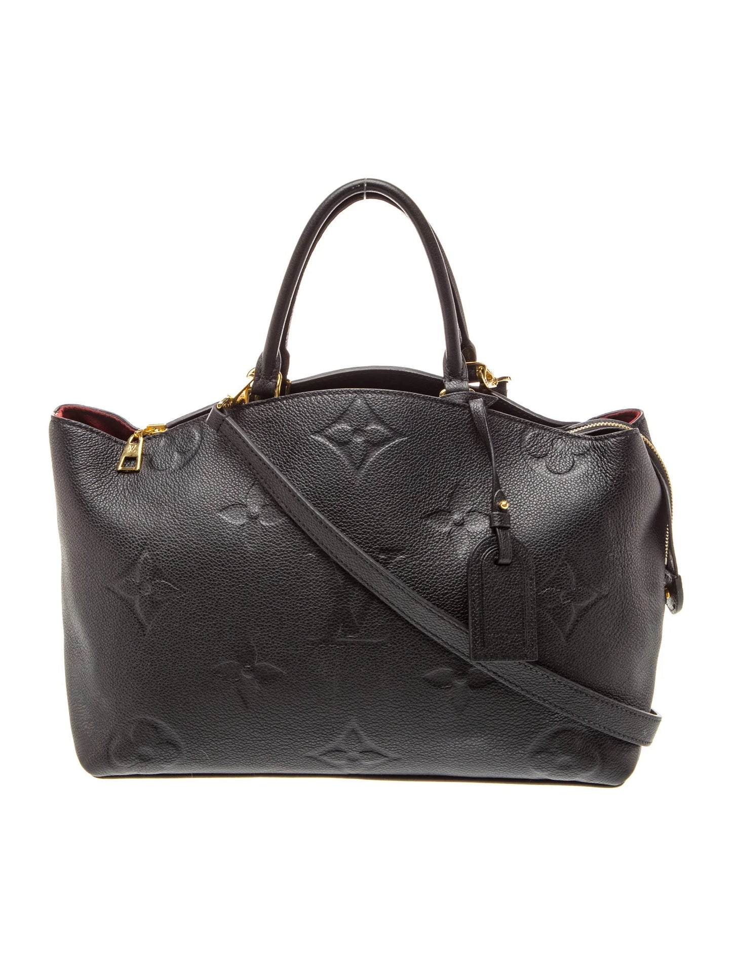 $3750 Louis Vuitton Empreinte Monogram Giant Grand Palais Black