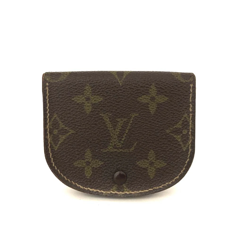 Louis Vuitton Monogram Porte Monnaie Gousset Coin Purse Wallet