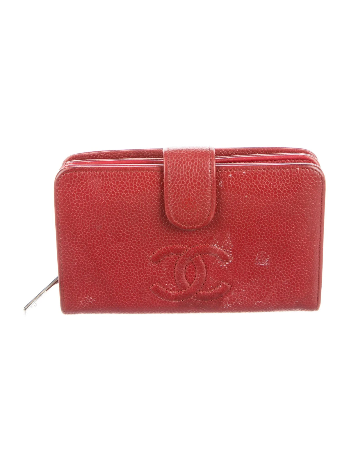 Chanel 2012 Interlocking CC Logo French Purse 10021115