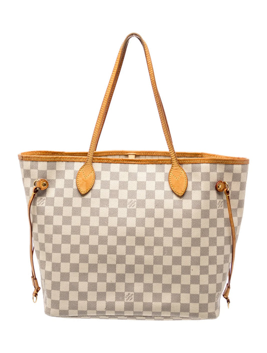 $2240 Louis Vuitton Damier Azur Neverfull MM