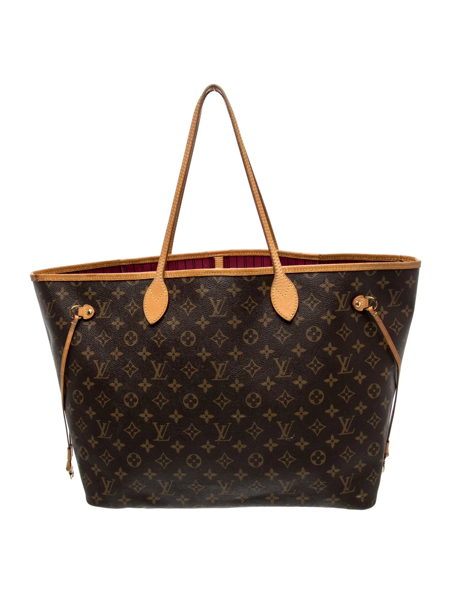 $2310 Louis Vuitton Monogram Neo Neverfull GM Pivoine with Pouch