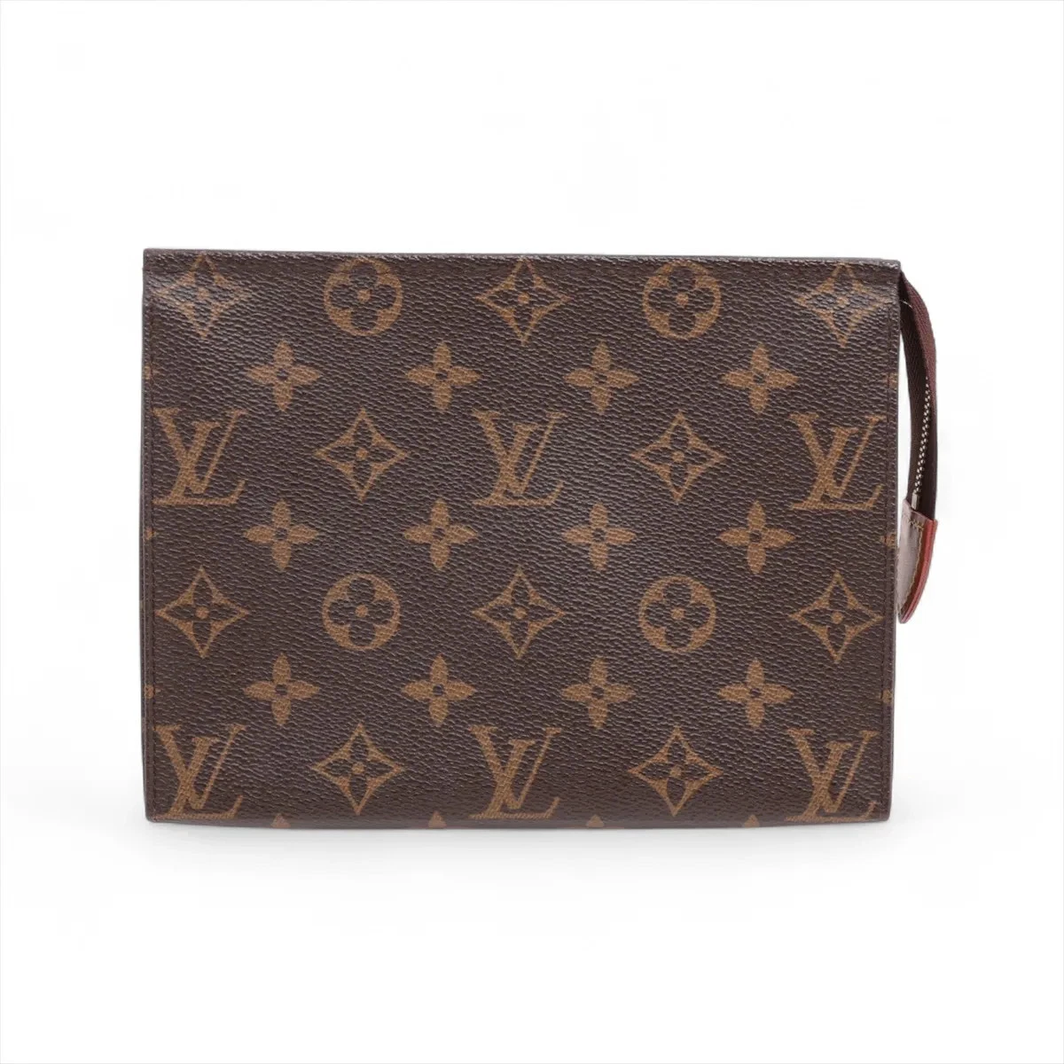 Louis Vuitton Monogram Pochette Toilette 19 M47544 Brown Pouch