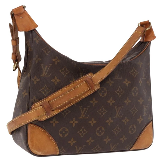 $1090 1997 LOUIS VUITTON Monogram Boulogne 30 Shoulder Bag AS1927