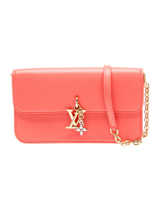$2080 Louis Vuitton Bloom Wallet On Chain RFID