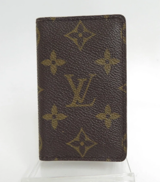 $390 2004 Louis Vuitton Monogram Pochette Cartes Visite RA0044
