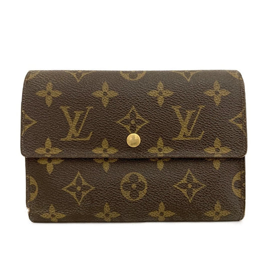 Louis Vuitton Monogram Porte Tresor Etui Papiers Trifold Wallet SP0030