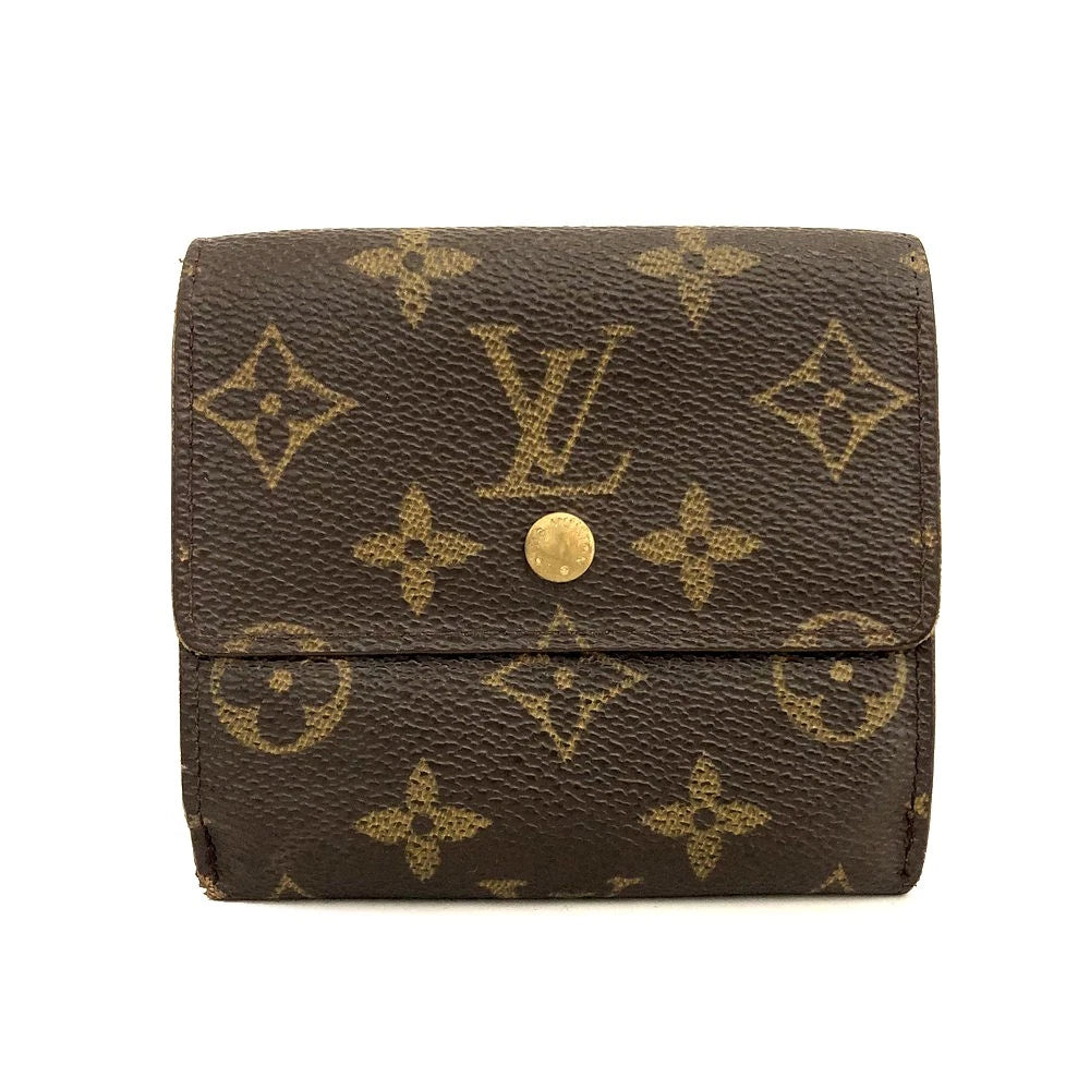 Louis Vuitton Monogram Portefeiulle Elise Trifold Wallet Brown SP0010
