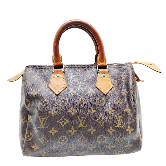 $1490 1990 Louis Vuitton Monogram Speedy 25 MI1920