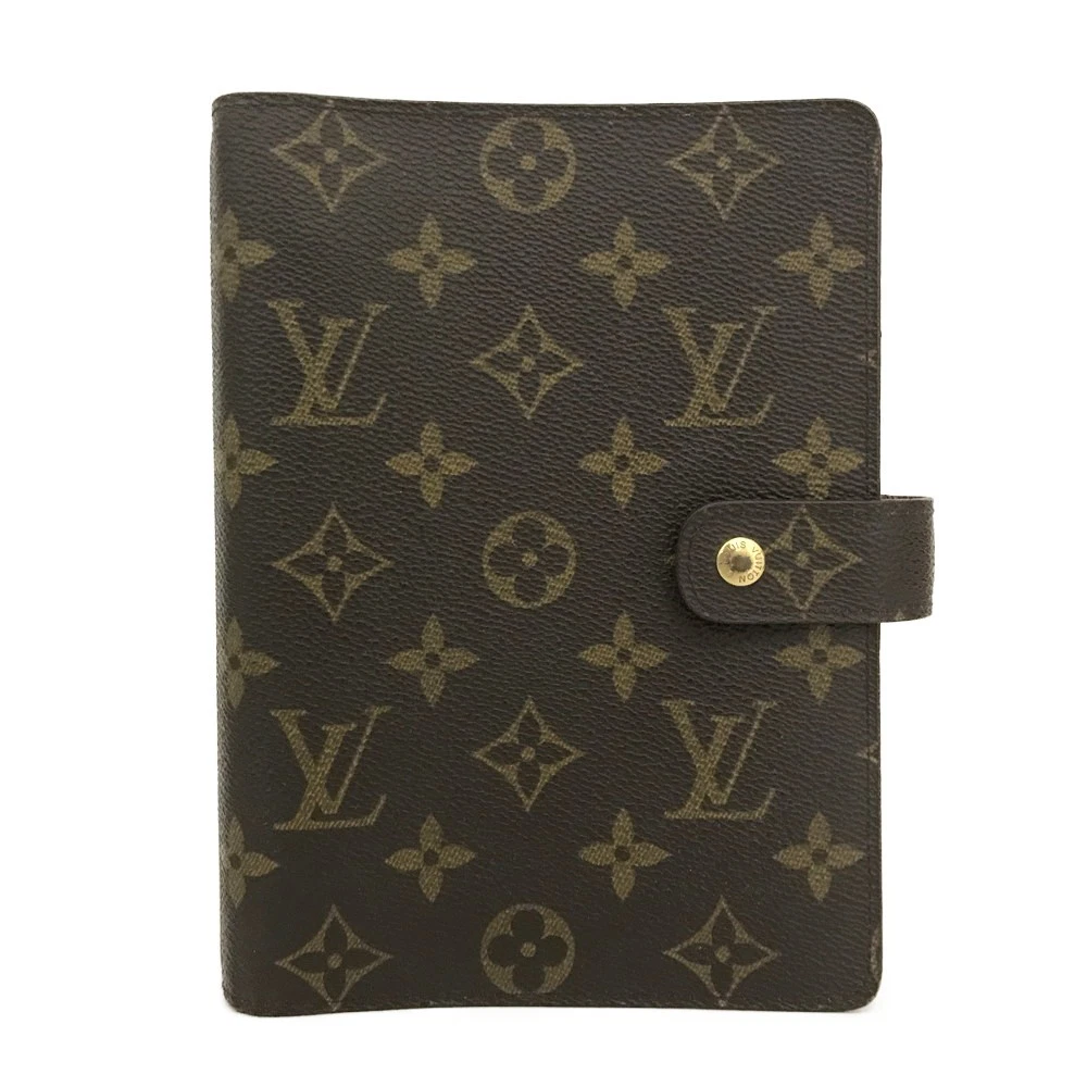 Louis Vuitton Monogram Agenda MM Notebook Cover Brown