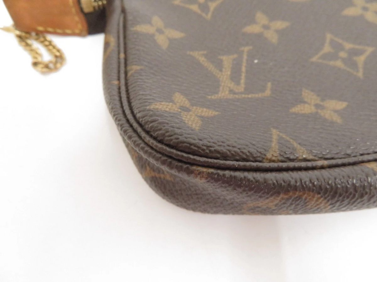 $845 2015 Louis Vuitton Monogram Mini Pochette Accessories SF2115