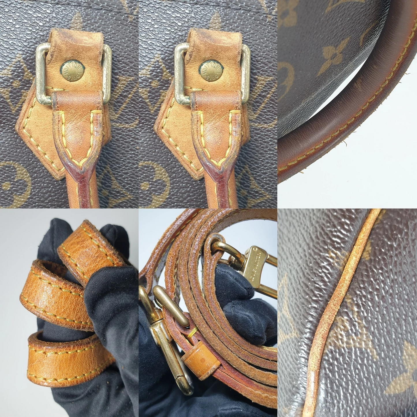 $1700 2005 Louis Vuitton Speedy 35 Monogram AA0065