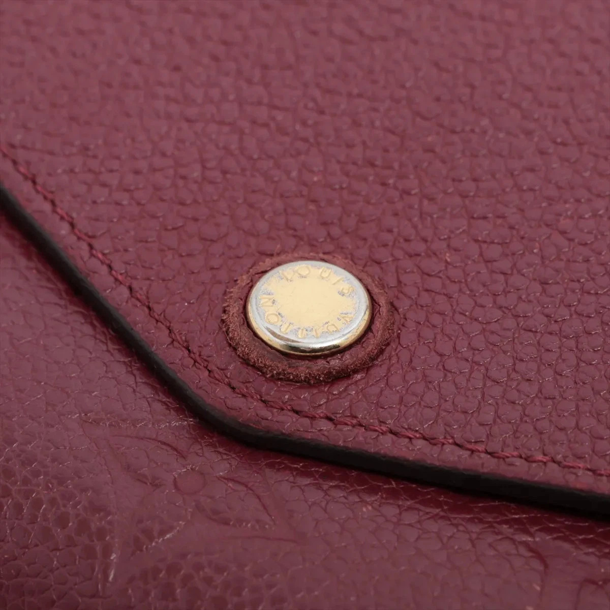 $1030 Louis Vuitton Empreinte Sarah Wallet NM Raisin Long Wallet