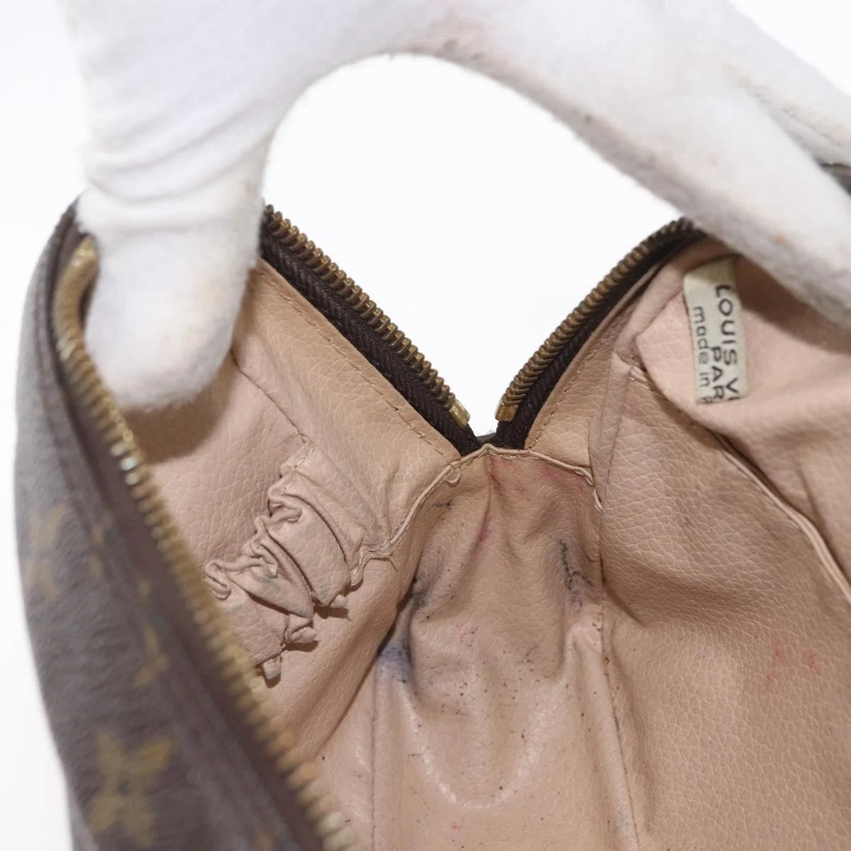 $600 1984 LOUIS VUITTON Monogram Trousse Toilette 23 Clutch Bag 884TH