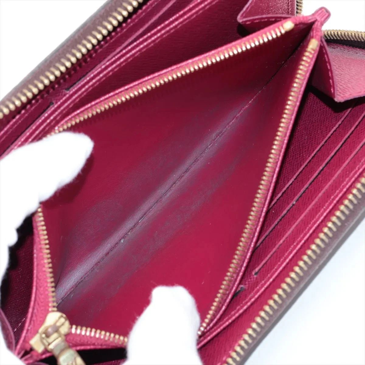 $915 LM0280 2020 Louis Vuitton Monogram Zippy Wallet Fuchsia