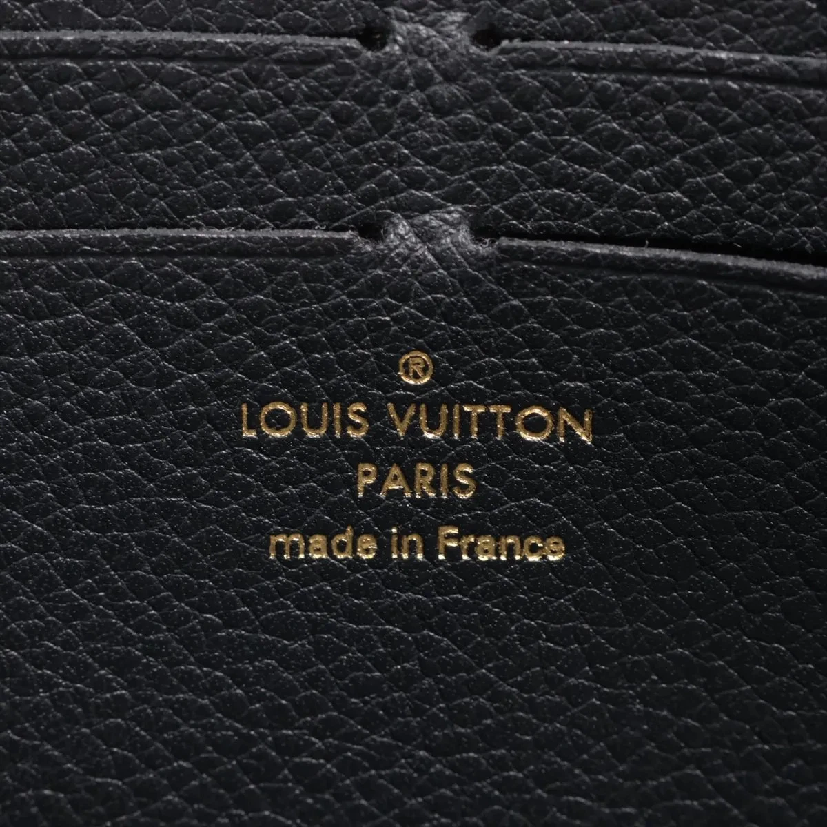Louis Vuitton Empreinte Zippy Wallet M61864 Noir Zip Round Wallet
