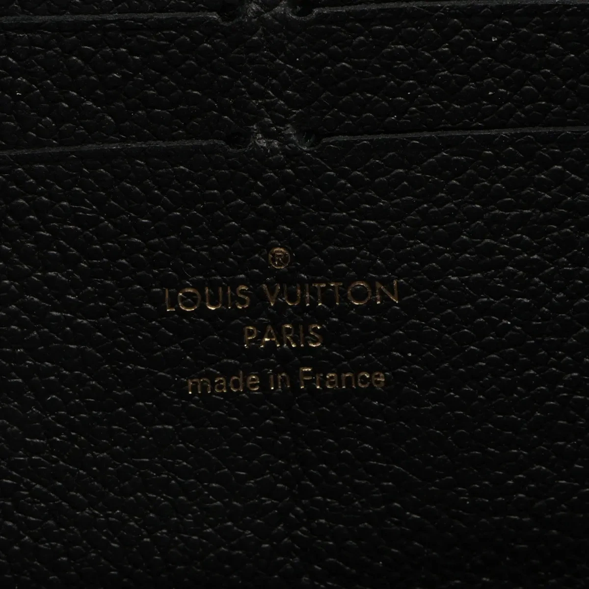 Louis Vuitton Empreinte Zippy Wallet M61864 Noir Zip Round Wallet