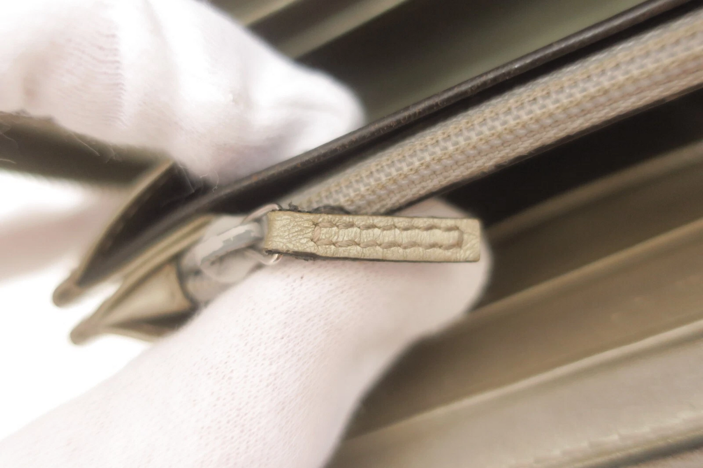 $660 Gucci GG Imprime Canvas Zip Around Wallet