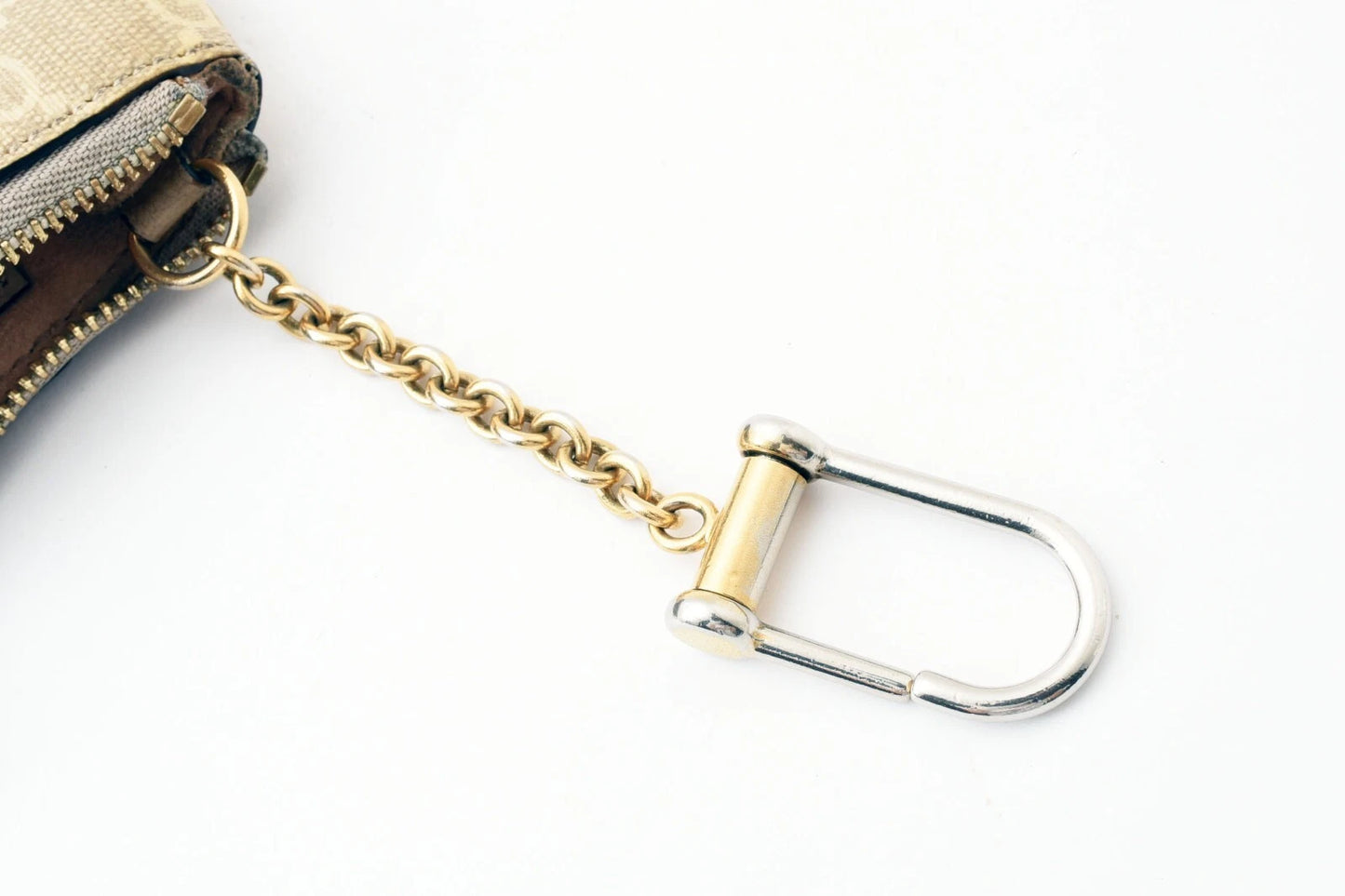 $410 GUCCI Ophidia GG Sherry Line Marmont Coin Case Purse Wallet PVC Double