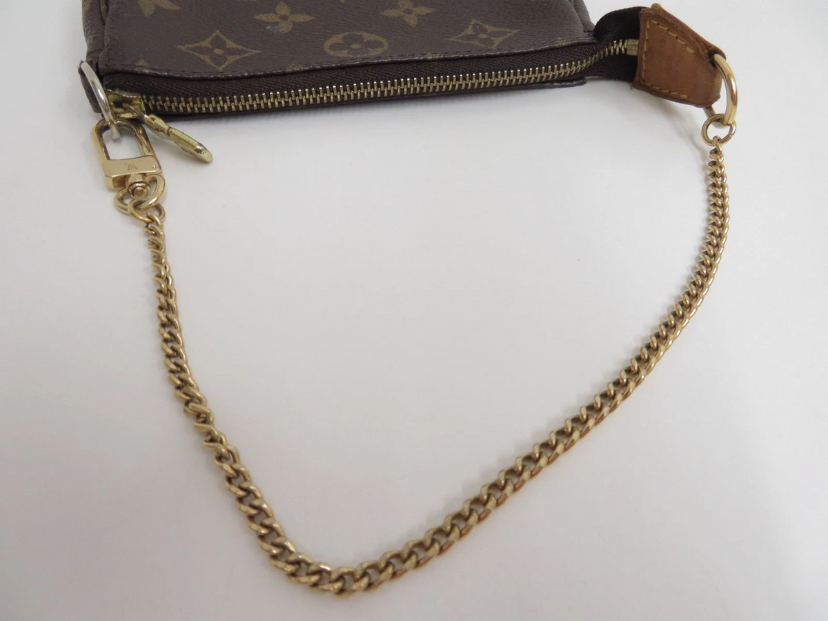 $845 2015 Louis Vuitton Monogram Mini Pochette Accessories SF2115
