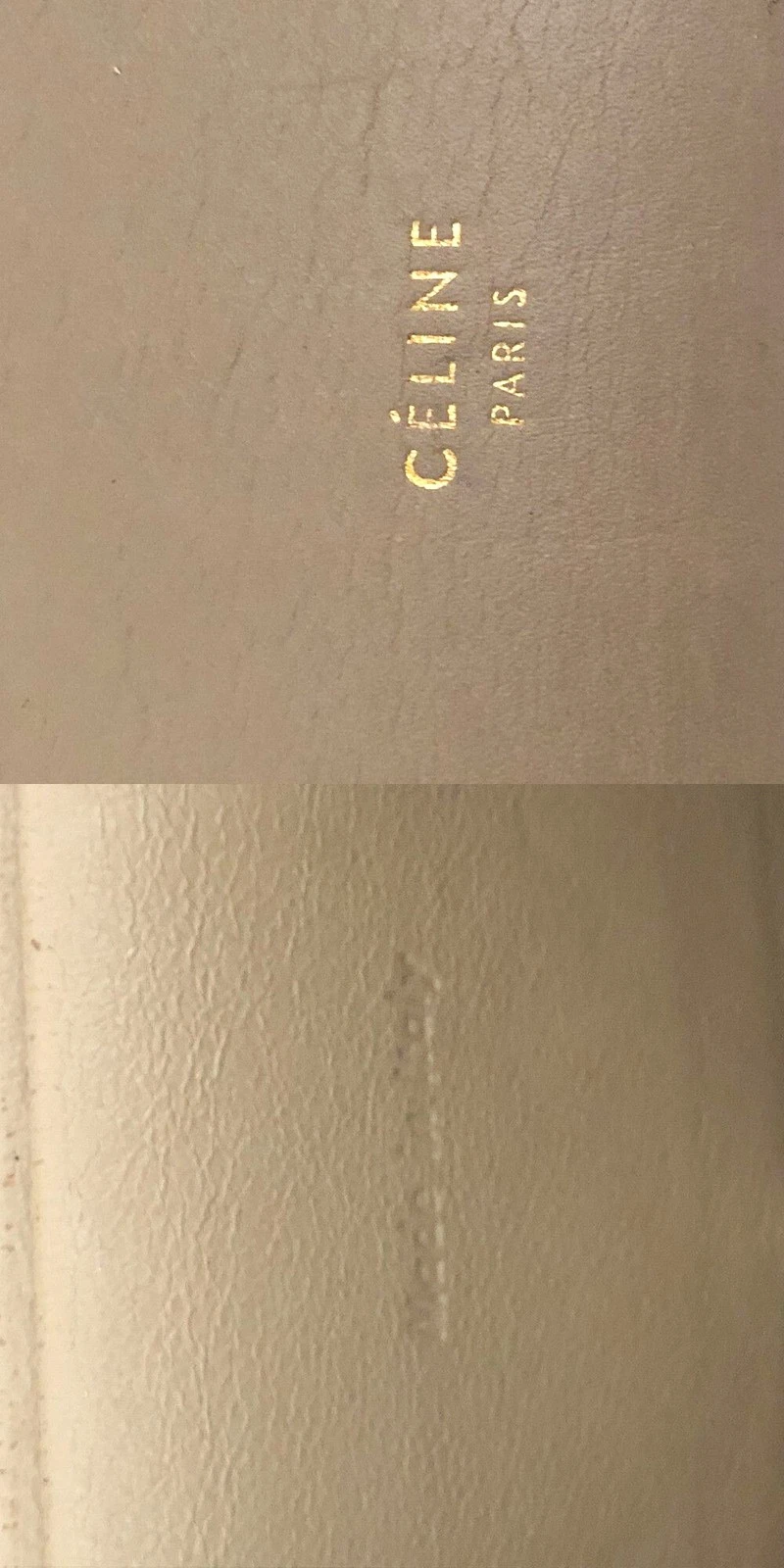 $2,700 Celine Mini Belt Bag in Grained Calfskin Beige