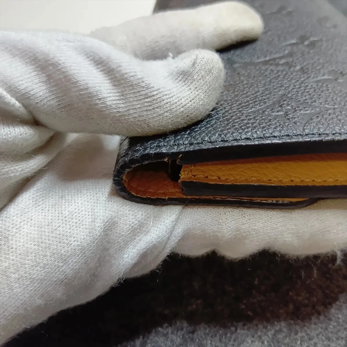 $775 Louis Vuitton Empreinte Portofeuille Emilie Noir Long Wallet 10021119