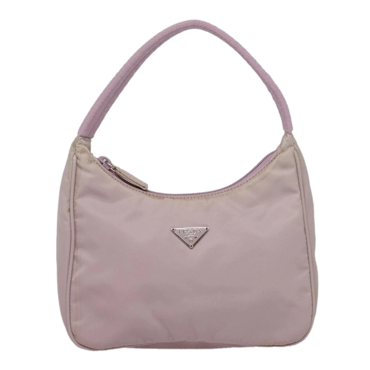 $1320 PRADA Tessuto Nylon Hobo Mini Pink Lilac