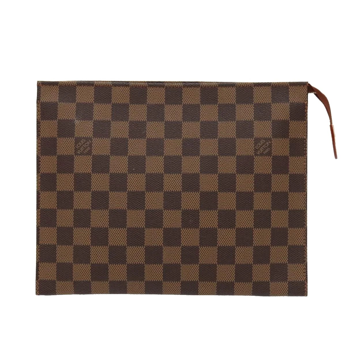 $760 1996 LOUIS VUITTON Damier Ebene Toiletry Pouch 26 TH0956