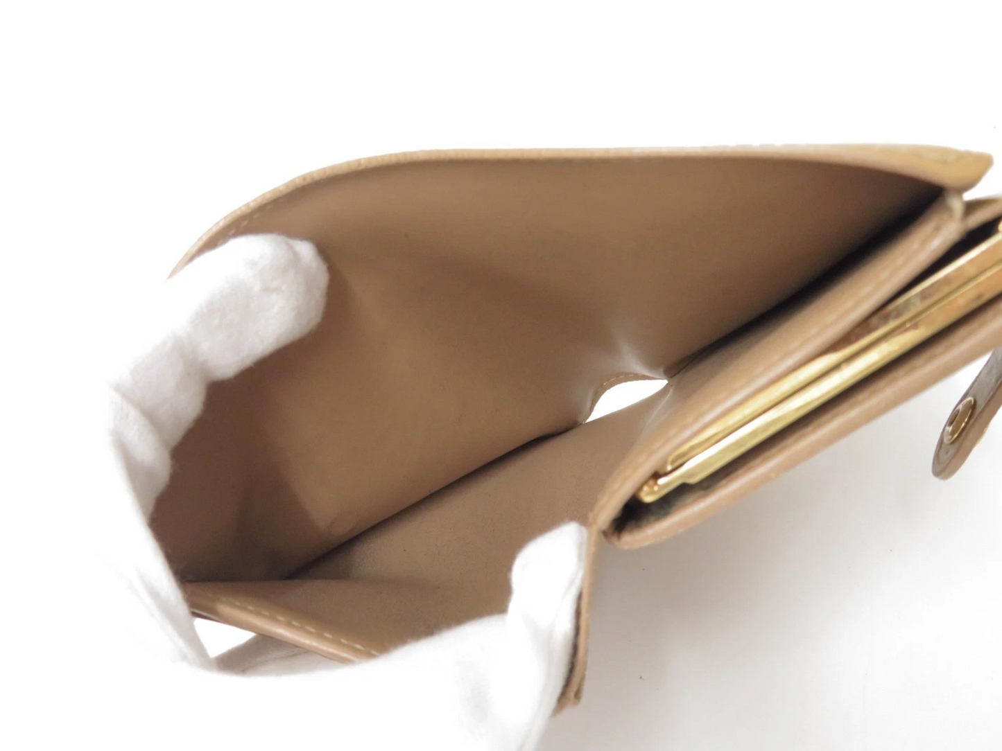 $650 2005 LOUIS VUITTON Monogram Vernis  Porte Monnaie Billets Viennois Wallet MI0025