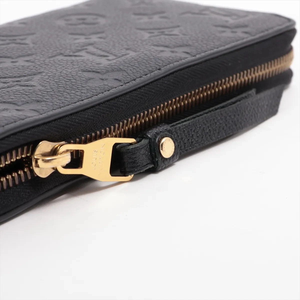 Louis Vuitton Empreinte Zippy Wallet M61864 Noir Zip Round Wallet